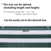 Sekey balcony privacy screen made of 220 g/m² HDPE, grey-white-black striped